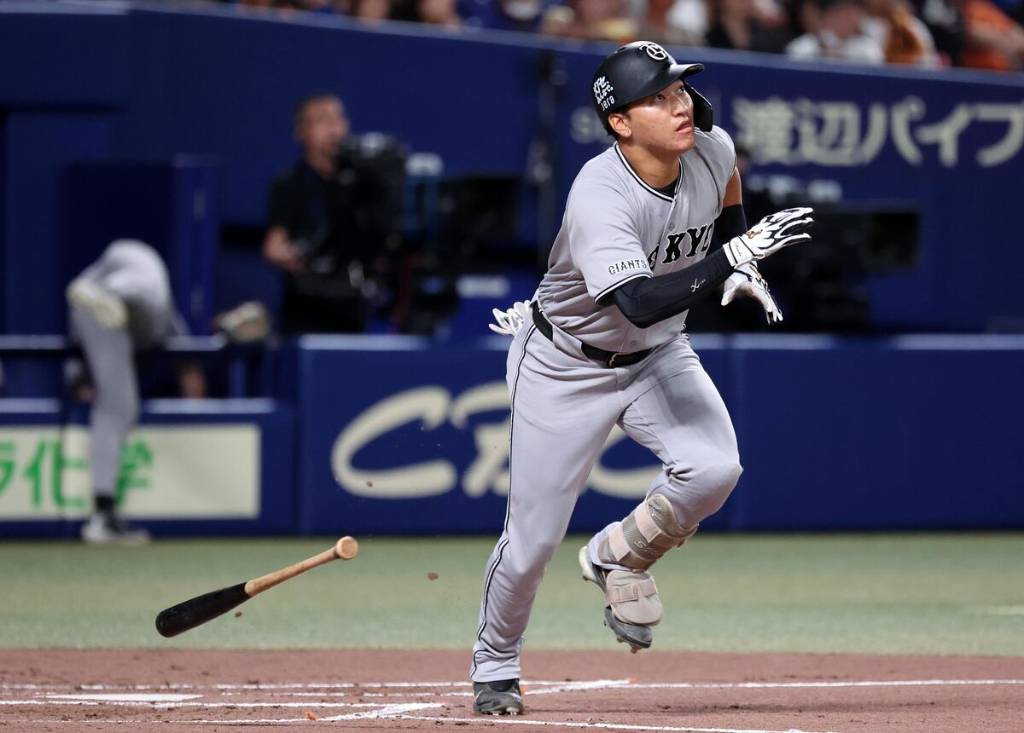 巨人・笹原、背水のプロ初HRが史上初V弾「今日打てなかったら終わり」