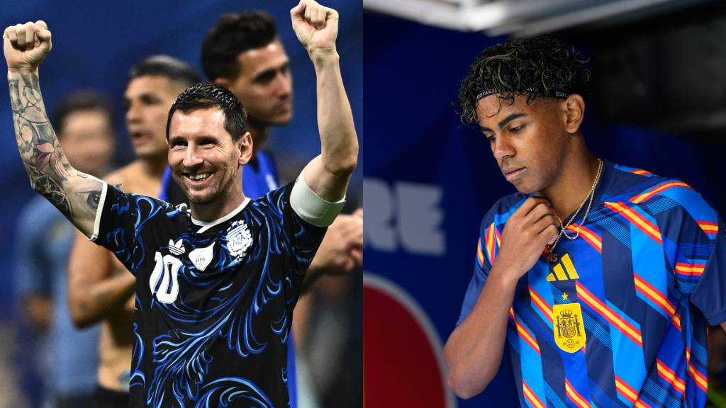 魔法の写真」 メッシが沐浴させた赤ちゃんはスペイン代表のヤマル選手