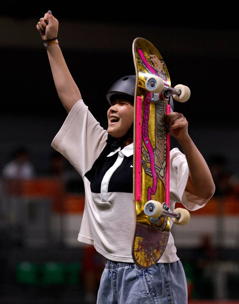 アジア大会スケボー女子パーク 長谷川瑞穂が金メダル | スマートニュース